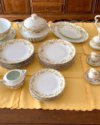 RARO SERV. STILE LIMOGES, COULEUVRE 1789 DA 6 A 12