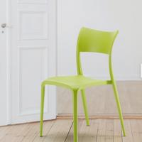 SET 4 SEDIE in pvc verde lime