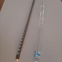 Punta da trapano per forare il calcestruzzo.