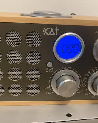 Radio AM-FM con sveglia marca CAT