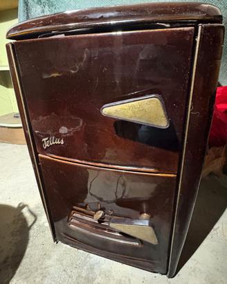 Stufa a legna TELLUS d’epoca – smaltata - anni 50