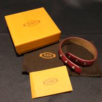 Bracciale originale Tod's in pelle fucsia