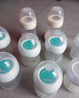 Lotto 9 biberon Philips Avent e Chicco