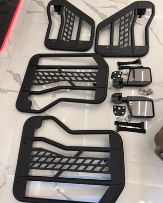 Set Porte tubolari Jeep (4 porte) +specchietti NUO
