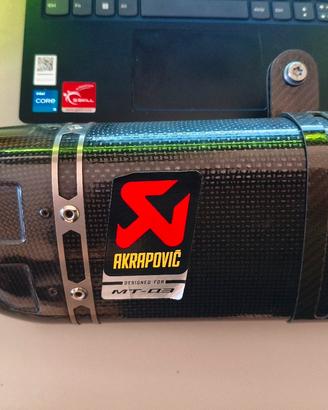 Akrapovic Carbon Slip-On MT-03 2022-2025