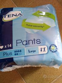 PANTS MUTANDE ASSORBENTI TENA TAGLIA L