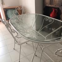 Tavolo da giardi in Ferro