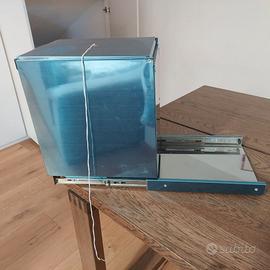 Pattumiera sotto lavello - Acciaio Inox con guide