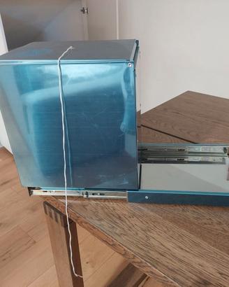 Pattumiera sotto lavello - Acciaio Inox con guide