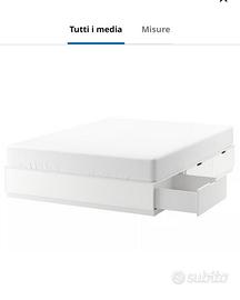 Letto matrimoniale ikea Nordli