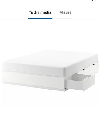 Letto matrimoniale ikea Nordli