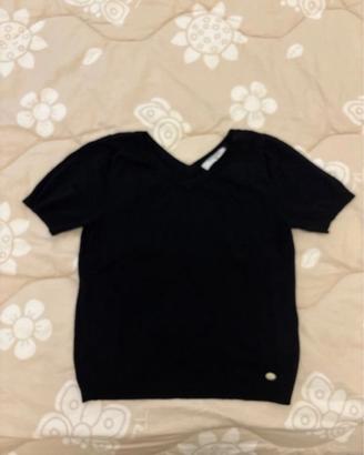 Tshirt in filo nera tg m Chanel
