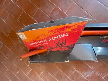 Manubrio da motard o cross Mx twenty arancio