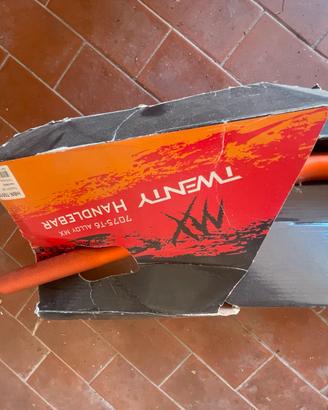Manubrio da motard o cross Mx twenty arancio