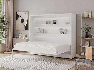 LETTO A SCOMPARSA TUTTO BIANCO! NICOSIA