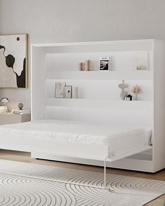 LETTO A SCOMPARSA TUTTO BIANCO! NICOSIA