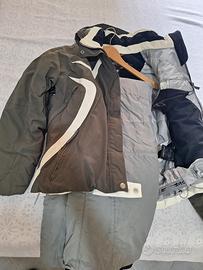 Tuta da neve salopetta e giubbino