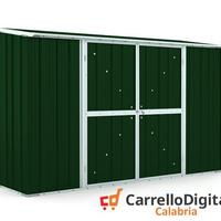 Casetta lamiera per esterno 307x100 verde scuro