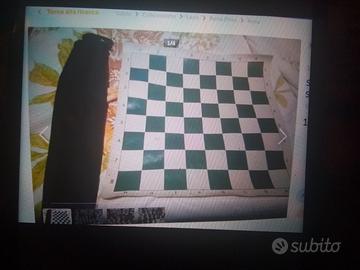 SET COMPLETO DI SCACCHI E SCACCIERA NUOVO