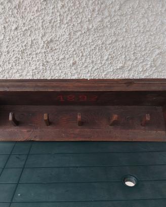 Attaccapanni in legno antico