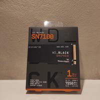 Wd Black SN7100 1TB SSD PCIe Gen 4 NUOVA