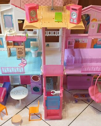casa di barbie 4 stanze