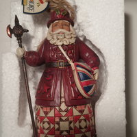 Babbo Natale inglese- addobbo Jim Shore collezione