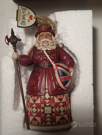 Babbo Natale inglese- addobbo Jim Shore collezione