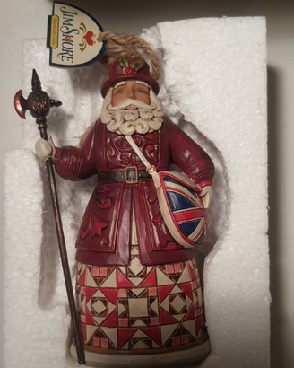 Babbo Natale inglese- addobbo Jim Shore collezione