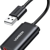 UGREEN Scheda Audio USB Esterna Adattatore Jack3.5