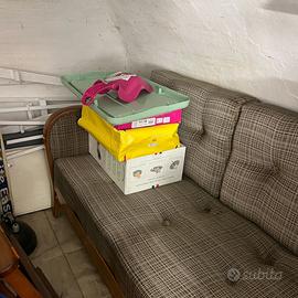 Divano anni ‘60, diventa letto.