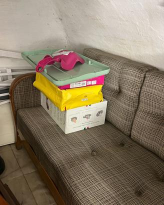 Divano anni ‘60, diventa letto.