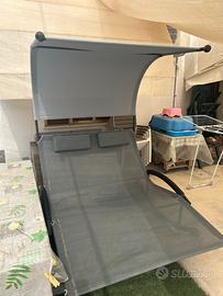 Dondolo due posti da giardino