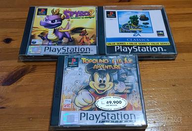 Lotto giochi Playstation Ps1 Psx Spyro + Croc