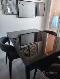 Tavolo Calligaris-Connubia, 120*90/estensibile 220