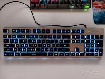 Eweadn GX710X Tastiera Retroilluminata USB