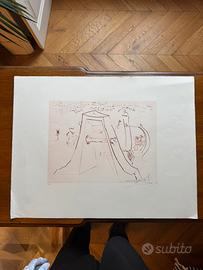 SALVADOR DALÌ LITOGRAFIA ORIGINALE FIRMATA