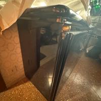 Credenza legno laccata nera