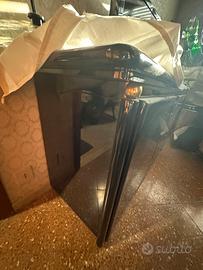 Credenza legno laccata nera