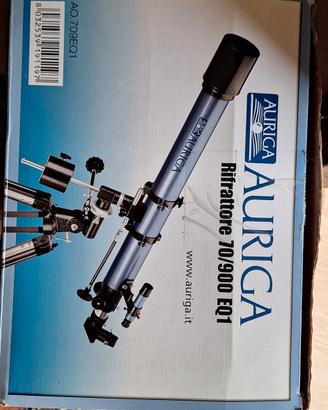 Telescopio Auriga Rifrattore 70/900 EQ1