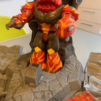 Gormito 18 cm con playset vulcano