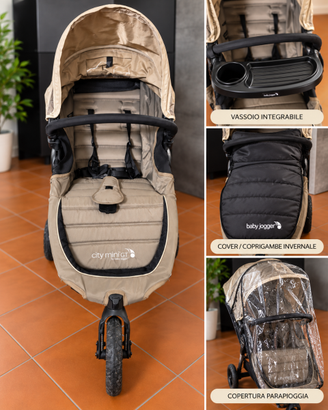 Baby Jogger City Mini GT + accessori