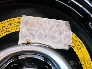 ruotino di scorta originale VW, 145/80-18 ferro