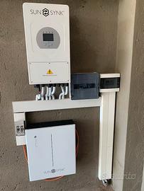 Fotovoltaico 15kw accumulo 8kw off grid monofase