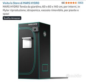 Growbox marshydro + Lampada Niello + Ventilatore