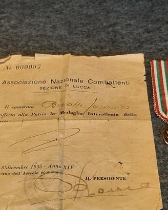medaglie militaria al valore ww1 - ww2 