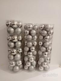 96 palline natale VETRO NUOVE