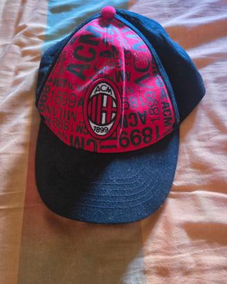 cappello con visiera milan