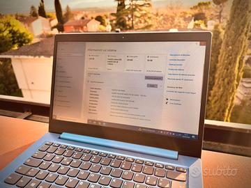 Notebook LENOVO Azzurro - Intel Celeron N4020