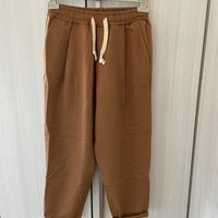 Pantalone morbido marrone
